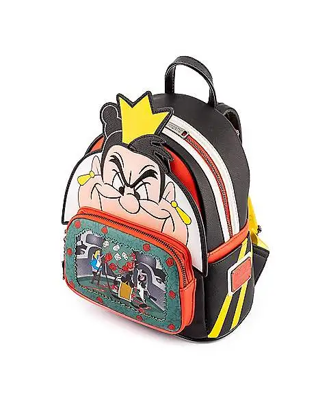 Spirit Halloween Loungefly Queen Of Hearts Mini Backpack - Disney 5 Spirit Halloween Loungefly Queen Of Hearts Mini Backpack - Disney - Image 3