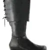 Spirit Halloween Black Pirate Boots -SPIRIT HALLOWEEN Sales 07011992 a
