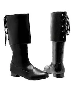 Spirit Halloween Black Pirate Boots 5 Spirit Halloween Black Pirate Boots -SPIRIT HALLOWEEN Sales 07011992 b