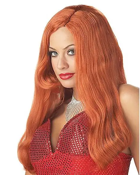 Spirit Halloween Red Silver Screen Sensation Wig 4 Spirit Halloween Red Silver Screen Sensation Wig - Image 2