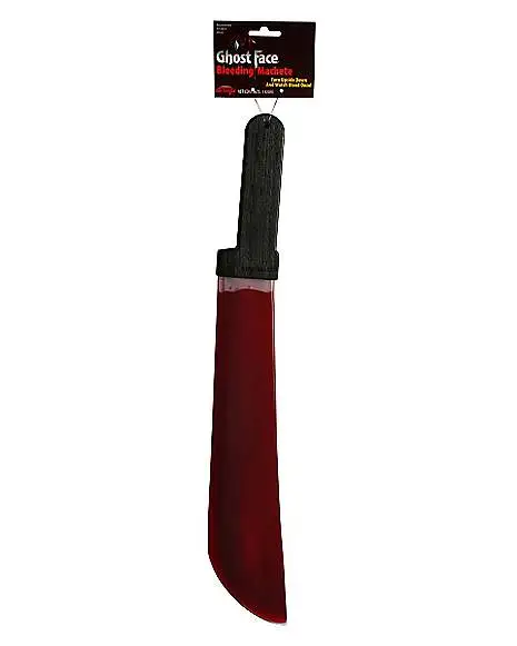 Spirit Halloween Bleeding Machete Knife - Scream 4 4 Spirit Halloween Bleeding Machete Knife - Scream 4 - Image 2