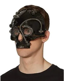 Spirit Halloween Steampunk Skull Half Mask 7 Spirit Halloween Steampunk Skull Half Mask -SPIRIT HALLOWEEN Sales 07392665 c