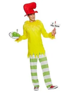 Spirit Halloween Adult Sam I Am Costume - Dr. Seuss 10 Spirit Halloween Adult Sam I Am Costume - Dr. Seuss -SPIRIT HALLOWEEN Sales 07403066 c