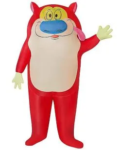 Spirit Halloween Adult Stimpy Inflatable Costume - The Ren And Stimpy Show