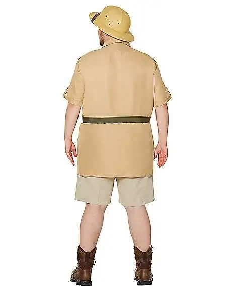 Spirit Halloween Adult Men's Zookeeper Plus Size Costume 4 Spirit Halloween Adult Men's Zookeeper Plus Size Costume - Image 2