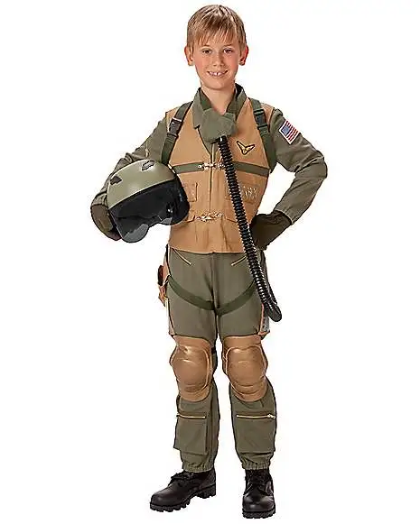 Spirit Halloween Kids Jet Fighter Costume - The Signature Collection 4 Spirit Halloween Kids Jet Fighter Costume - The Signature Collection - Image 2