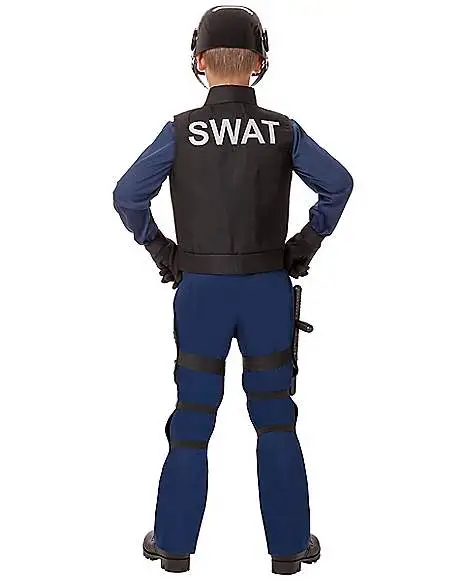 Spirit Halloween Kids SWAT Costume - The Signature Collection 5 Spirit Halloween Kids SWAT Costume - The Signature Collection - Image 3