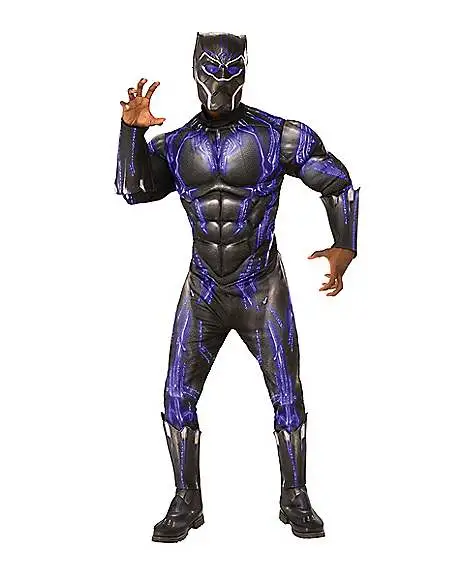 Spirit Halloween Adult Black Panther Costume Deluxe - Marvel 3 Spirit Halloween Adult Black Panther Costume Deluxe - Marvel