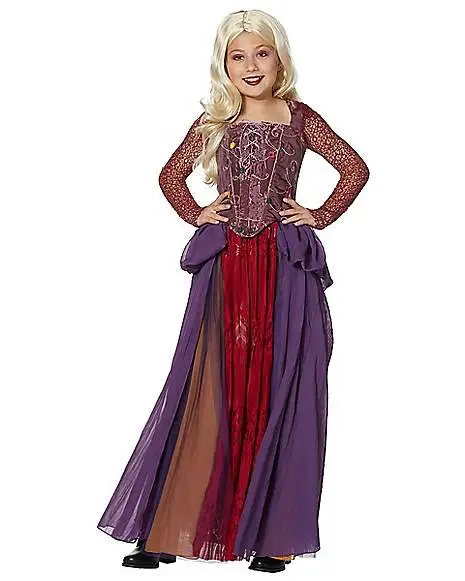 Spirit Halloween Girls Sarah Sanderson Costume The Signature Collection - Hocus Pocus 3 Spirit Halloween Girls Sarah Sanderson Costume The Signature Collection - Hocus Pocus