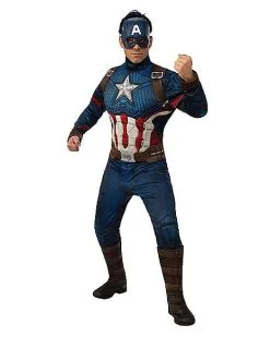 Spirit Halloween Adult Captain America Deluxe Costume - Avengers: Endgame