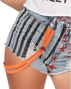 Spirit Halloween Harley Quinn Denim Shorts And Suspenders - Birds Of Prey 9 Spirit Halloween Harley Quinn Denim Shorts And Suspenders - Birds Of Prey -SPIRIT HALLOWEEN Sales 07563174 d