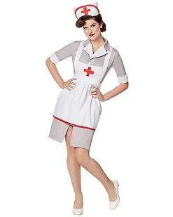 Spirit Halloween Adult Retro Nurse Costume 5 Spirit Halloween Adult Retro Nurse Costume -SPIRIT HALLOWEEN Sales 07573983 b