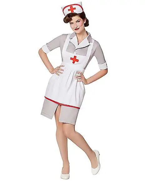 Spirit Halloween Adult Retro Nurse Costume 4 Spirit Halloween Adult Retro Nurse Costume - Image 2