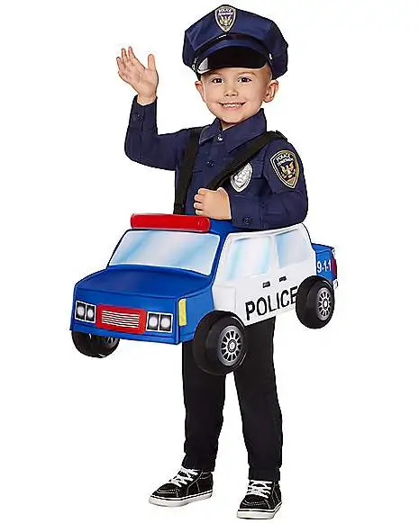 Spirit Halloween Toddler Police Officer Ride-Along Costume With Sound 3 Spirit Halloween Toddler Police Officer Ride-Along Costume With Sound
