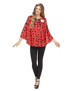 Spirit Halloween Adult Ladybug Poncho