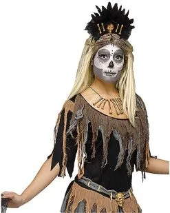 Spirit Halloween Voodoo Queen Deluxe Headpiece