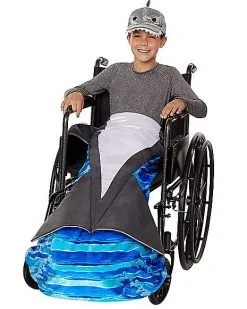 Spirit Halloween Kids Shark Wheelchair Costume