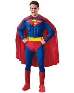 Spirit Halloween Adult Classic Superman Costume - DC Comics