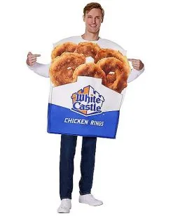 Spirit Halloween Adult Chicken Rings Costume - White Castle -SPIRIT HALLOWEEN Sales 07630494 b