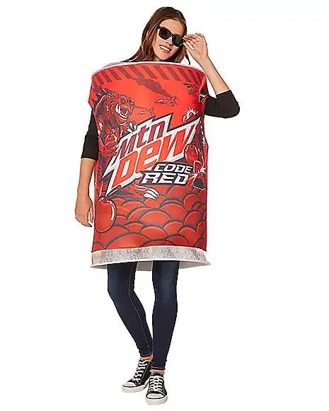 Spirit Halloween Adult Code Red Costume - Mountain Dew 5 Spirit Halloween Adult Code Red Costume - Mountain Dew - Image 3