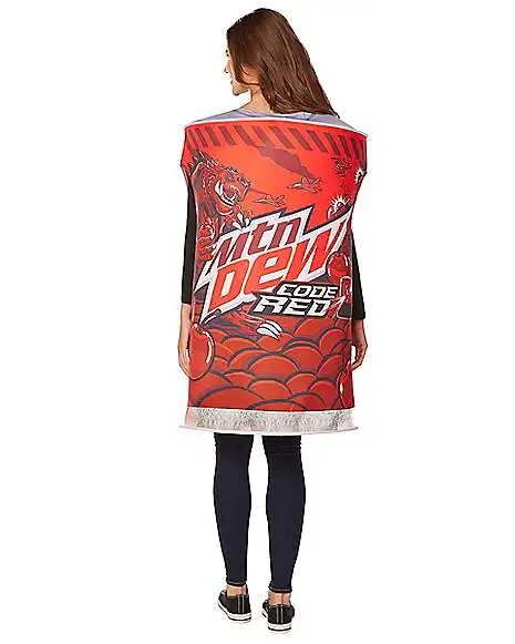 Spirit Halloween Adult Code Red Costume - Mountain Dew 6 Spirit Halloween Adult Code Red Costume - Mountain Dew - Image 4