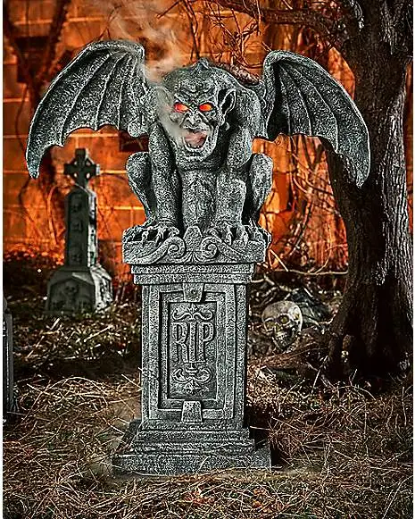 Spirit Halloween 3.5 Ft Gargoyle Animatronic 2 Spirit Halloween 3.5 Ft Gargoyle Animatronic