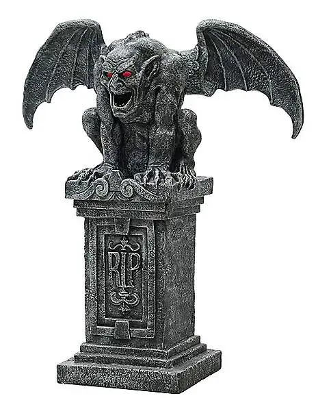 Spirit Halloween 3.5 Ft Gargoyle Animatronic 4 Spirit Halloween 3.5 Ft Gargoyle Animatronic - Image 3