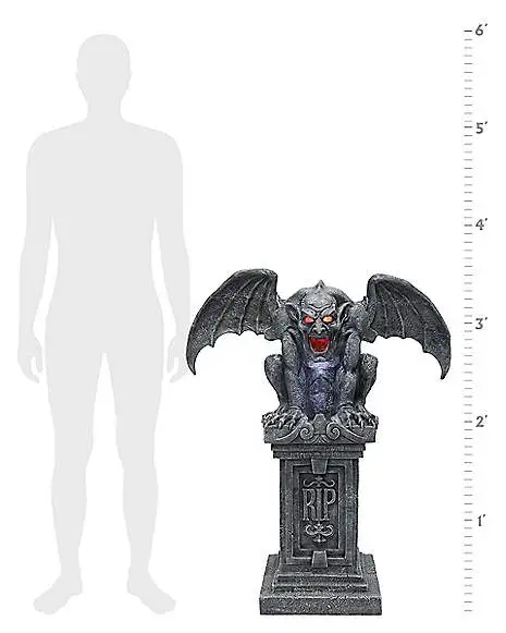 Spirit Halloween 3.5 Ft Gargoyle Animatronic 9 Spirit Halloween 3.5 Ft Gargoyle Animatronic - Image 8